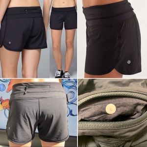 Lululemon | Grey Groovy Run Shorts